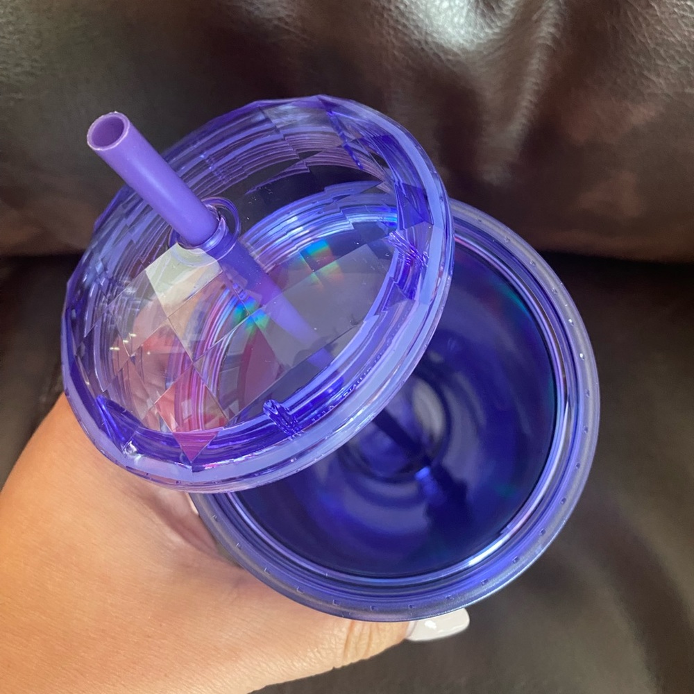 NEW Starbucks Fall 2022 Iridescent Periwinkle Kaleidoscope Tumbler 24oz - Picture 7 of 7